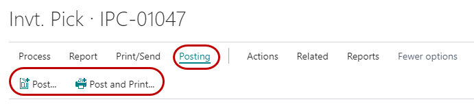 Post or Post and Print