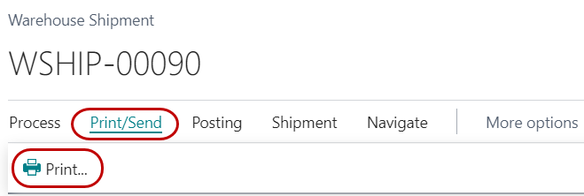 Warehouse Shipment Window